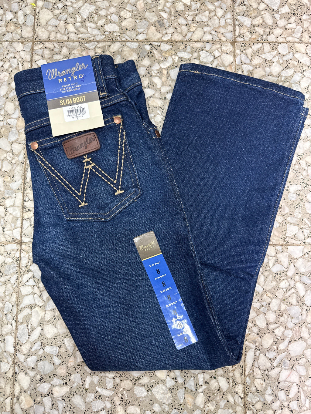 112373642|Pantalon Slim Boot Retro nino
