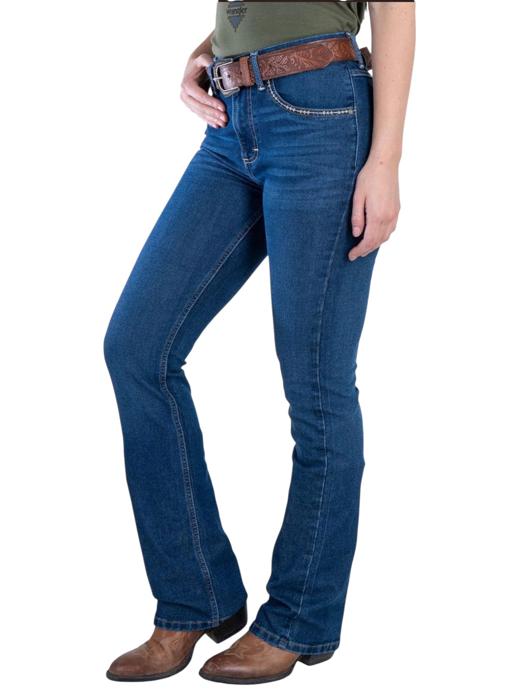 112387167|JEANS HIGH RISE CORTE BOTA