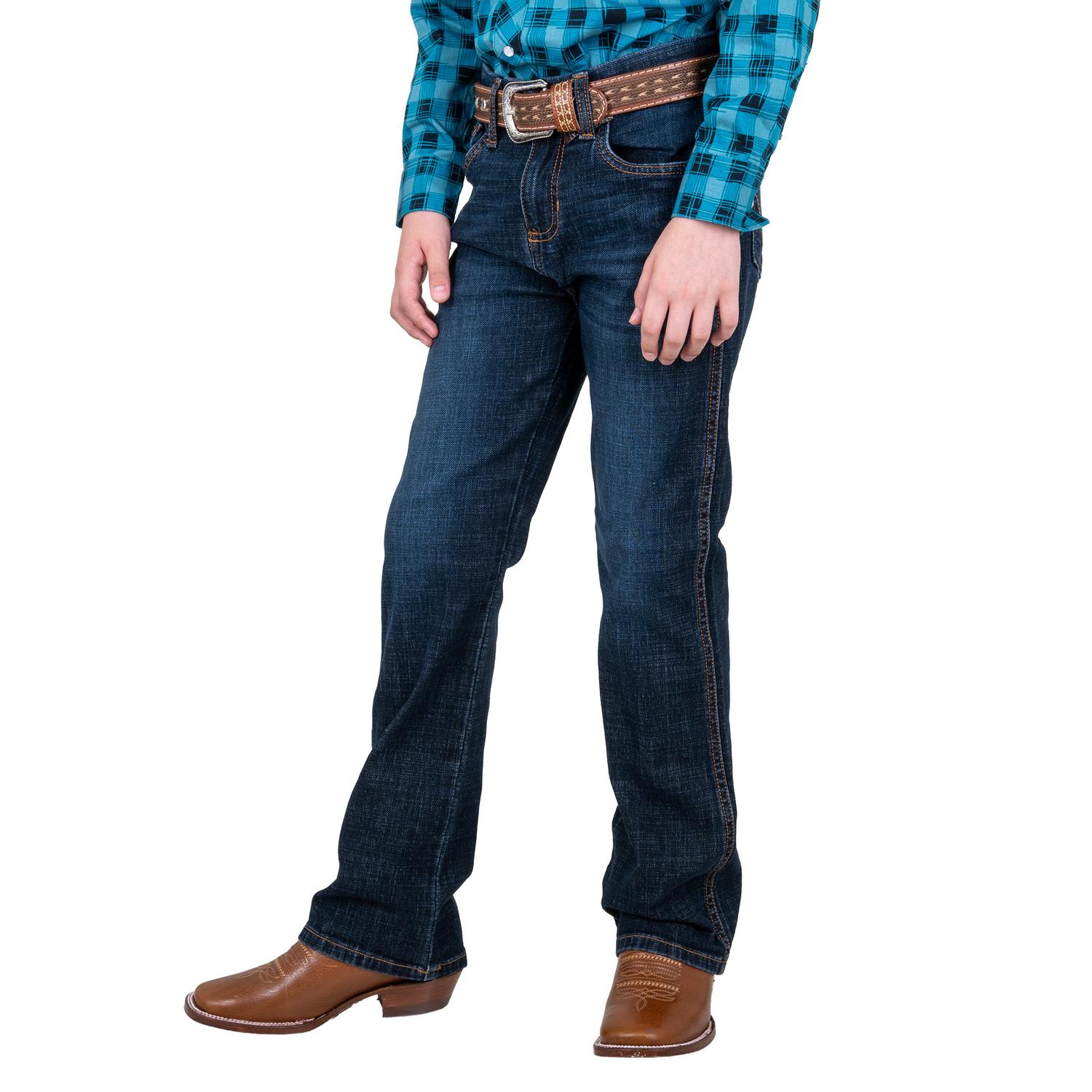 112387271|Pantalon Slim Boot Retro nino