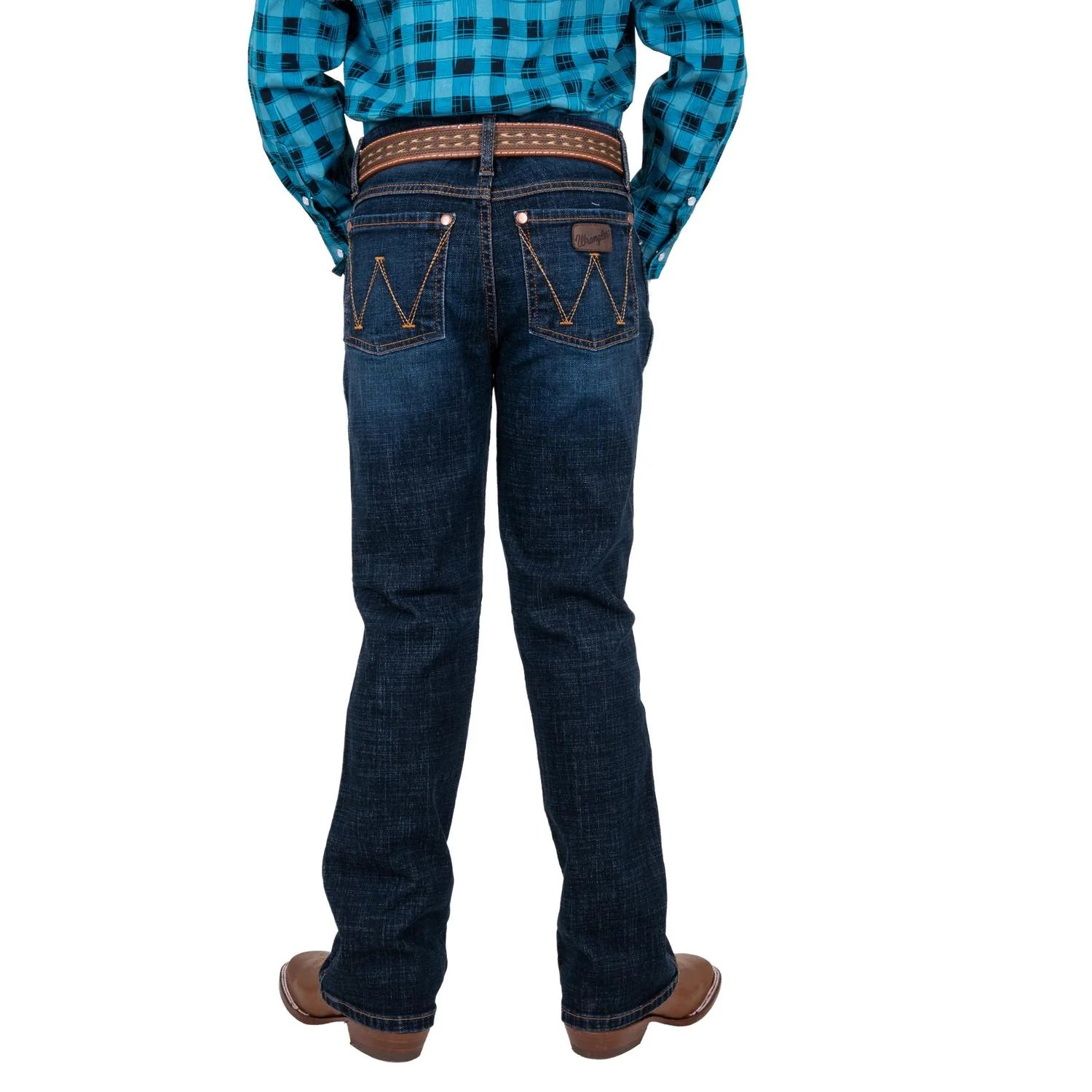 112387271|Pantalon Slim Boot Retro nino