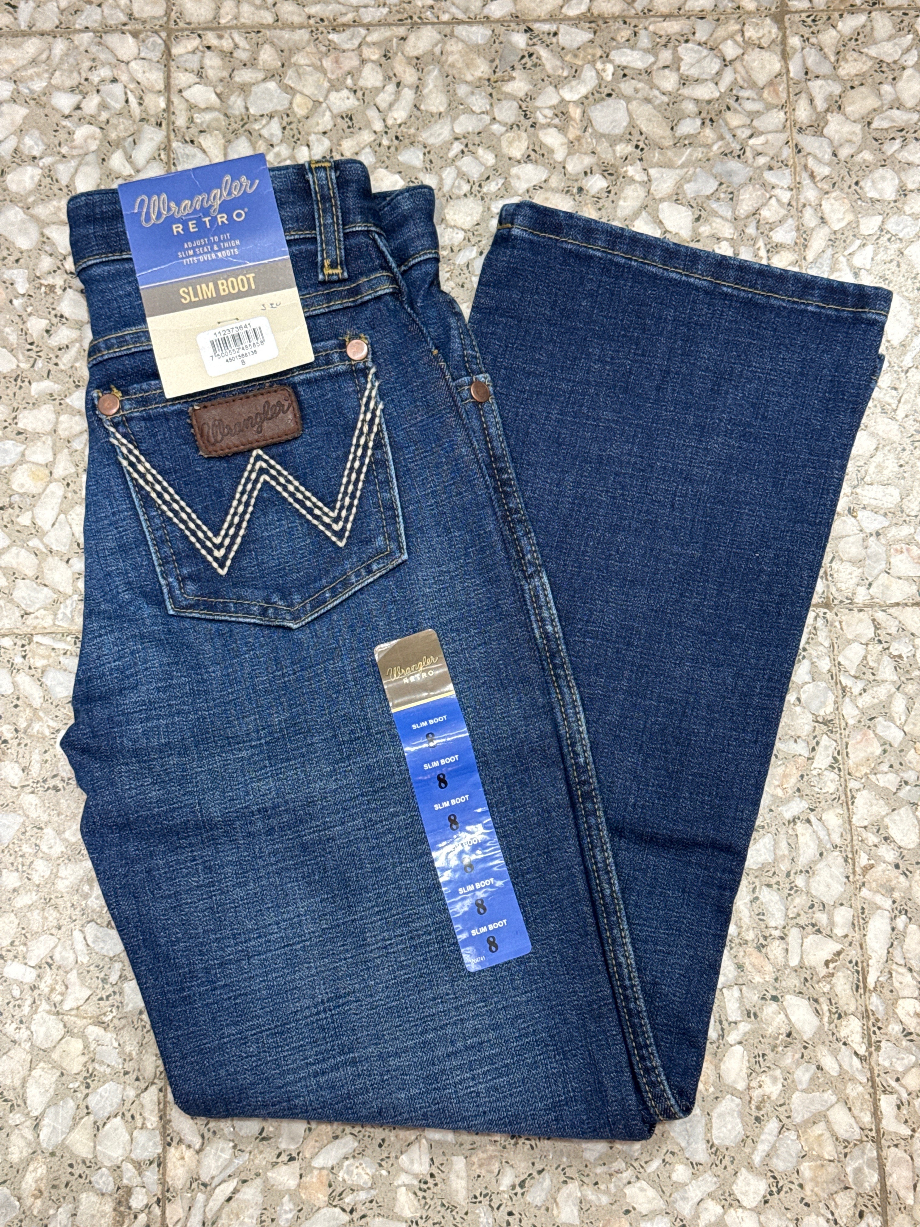 112373641|Pantalon Slim Boot Retro nino