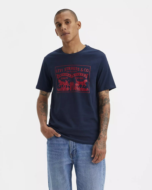 0042| T-SHIRT 2HORSE GRAPHIC TEE LEVIS