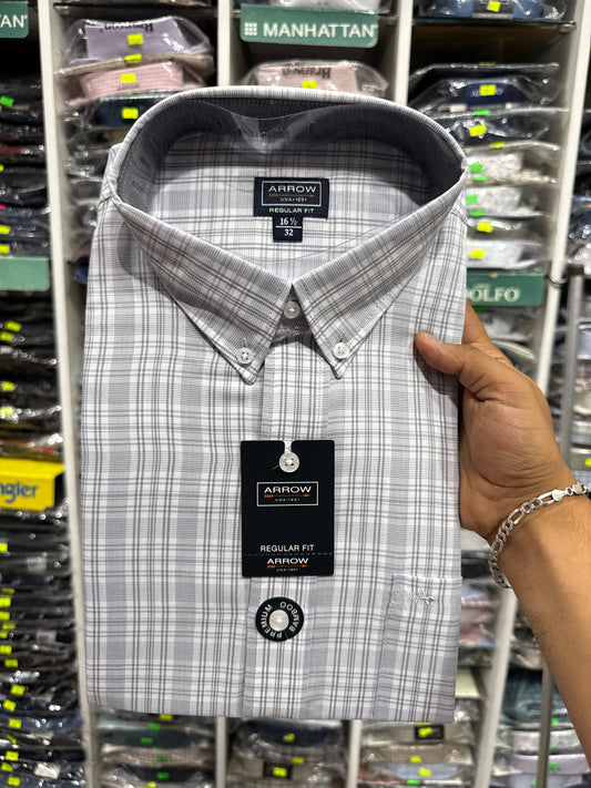 2163 DL-CAMISA ARROW PREMIUM REGULAR  FIT MANGA LARGA