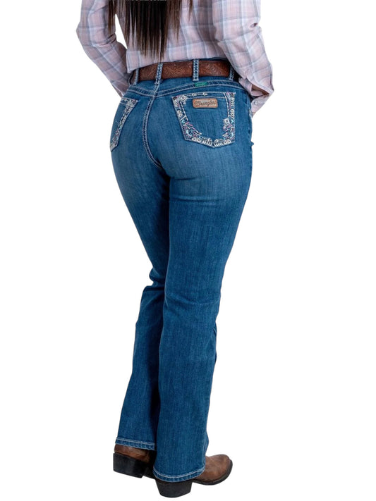 112381284|JEANS HIGH RISE CORTE BOTA