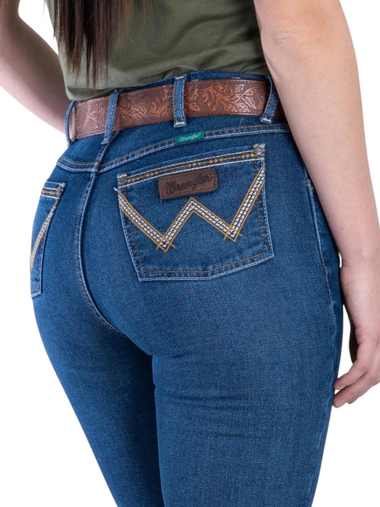 112387167|JEANS HIGH RISE CORTE BOTA