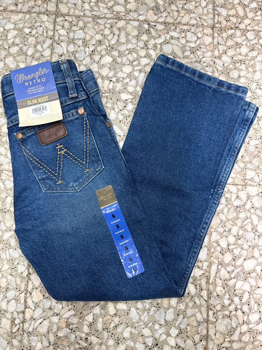 112373640|Pantalon Slim Boot Retro nino