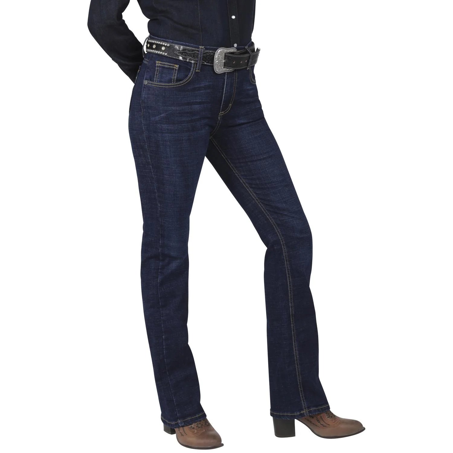 112373975|JEANS HIGH RISE CORTE BOTA