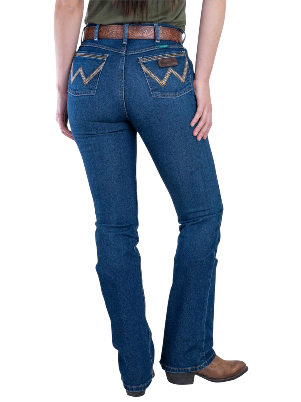 112387167|JEANS HIGH RISE CORTE BOTA