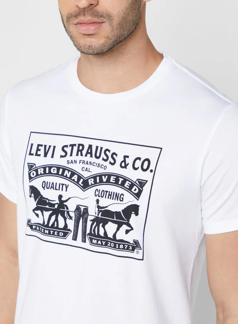 0046| T-SHIRT 2HORSE GRAPHIC TEE LEVIS