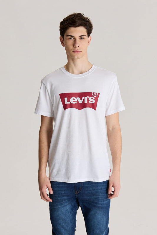 0140| T-SHIRT GRPH SET-IN NECK LEVIS