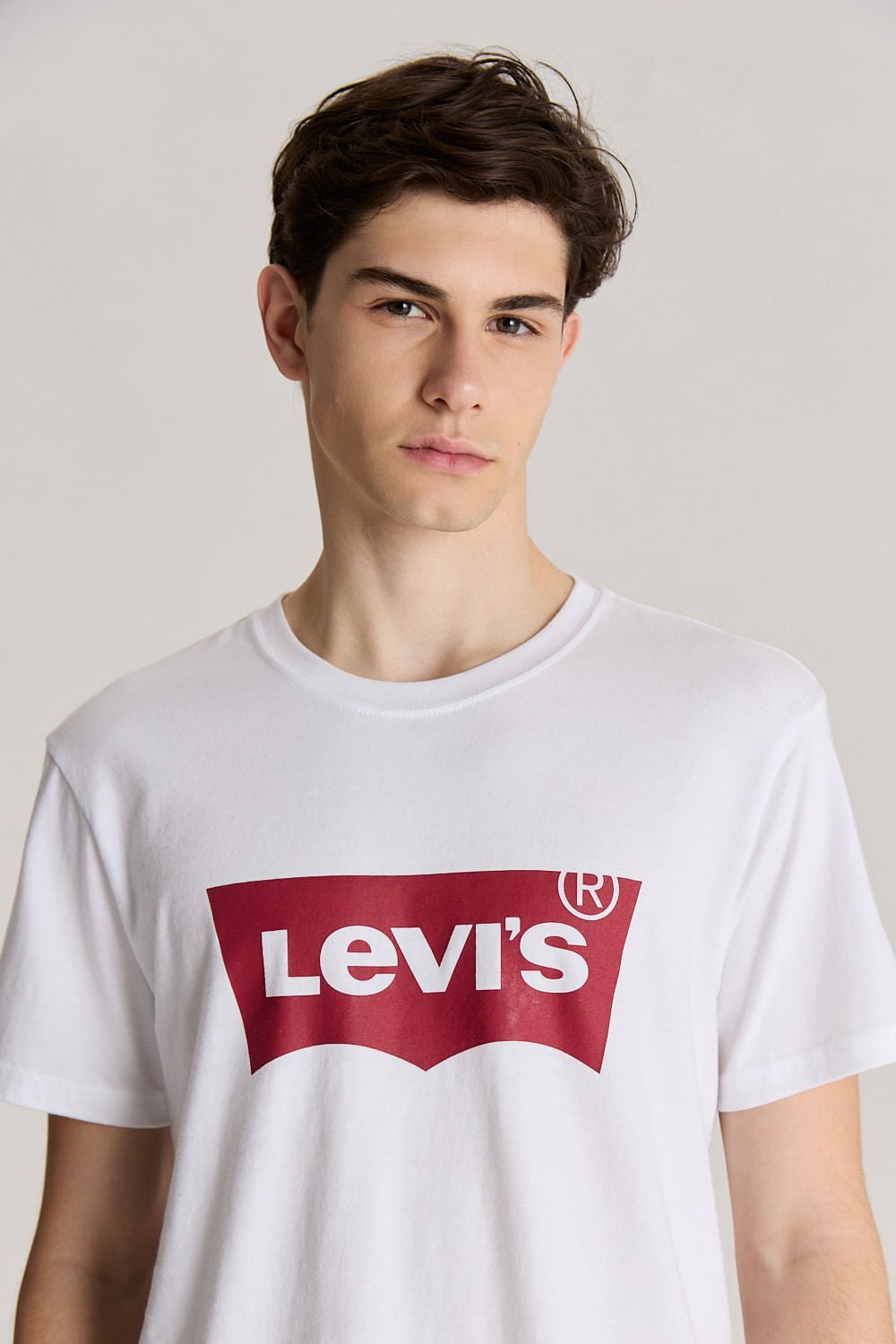 0140| T-SHIRT GRPH SET-IN NECK LEVIS