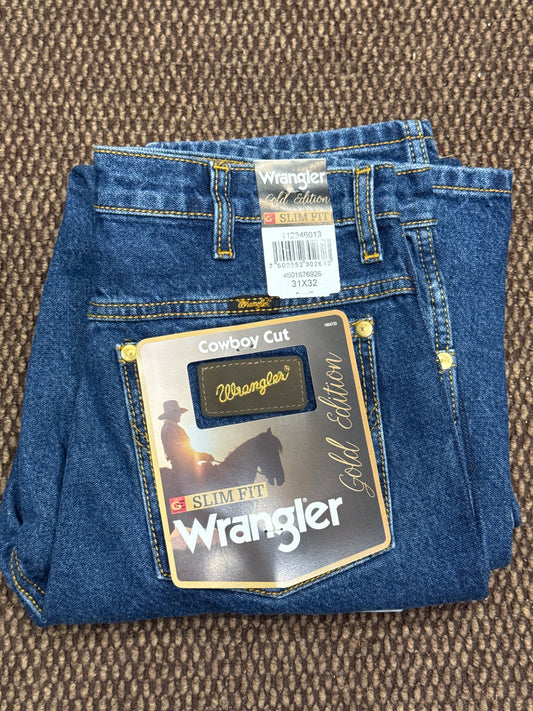 112346013|WRANGLER GOLD EDITION ÍNDIGO MEDIO