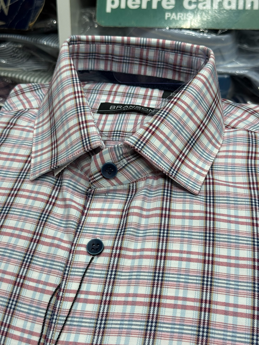 CAMISA BRANSON CUADRO TWILL