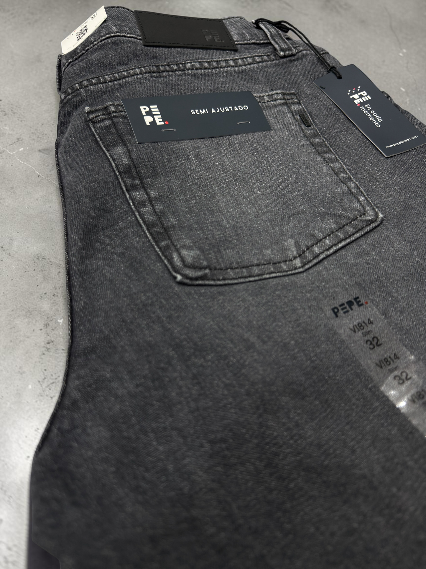 JEANS HOMBRE SLIM MEDION RISE GRIS MEDIO