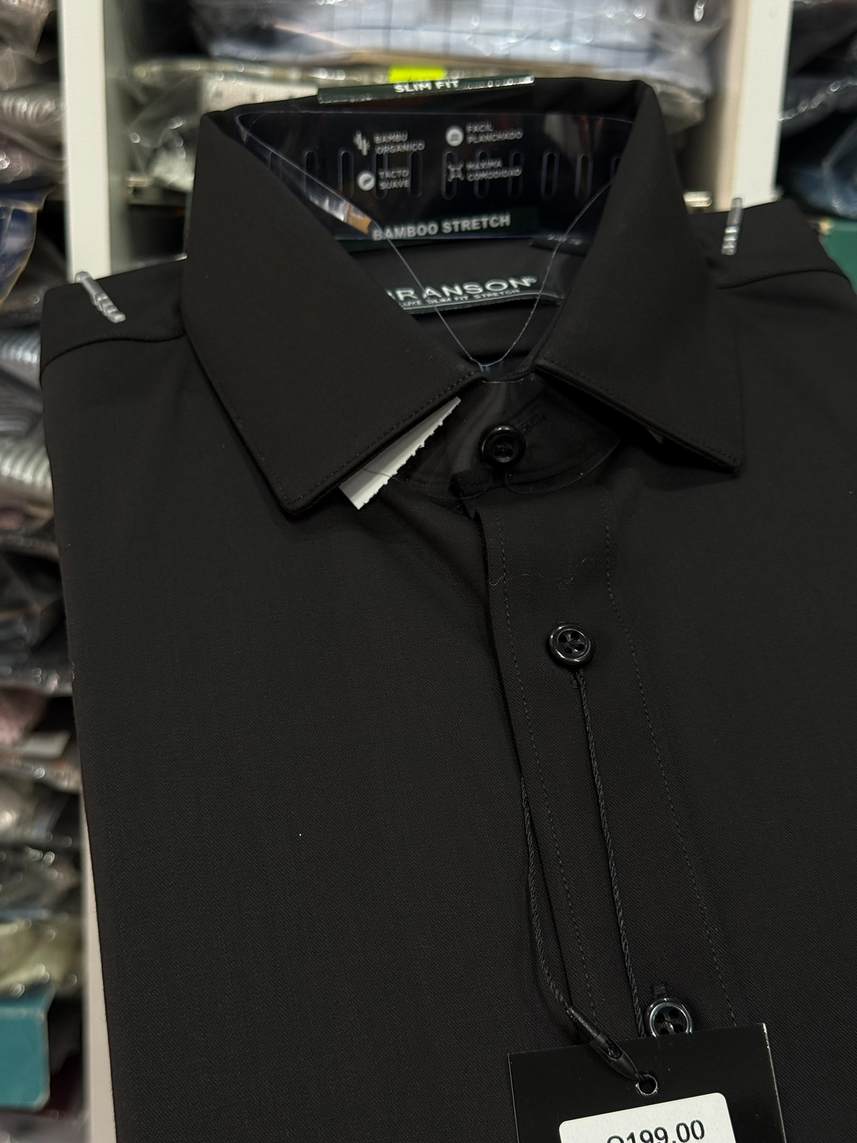 CAMISA BRANSON LUXE BAMBÚ STRETCH|401