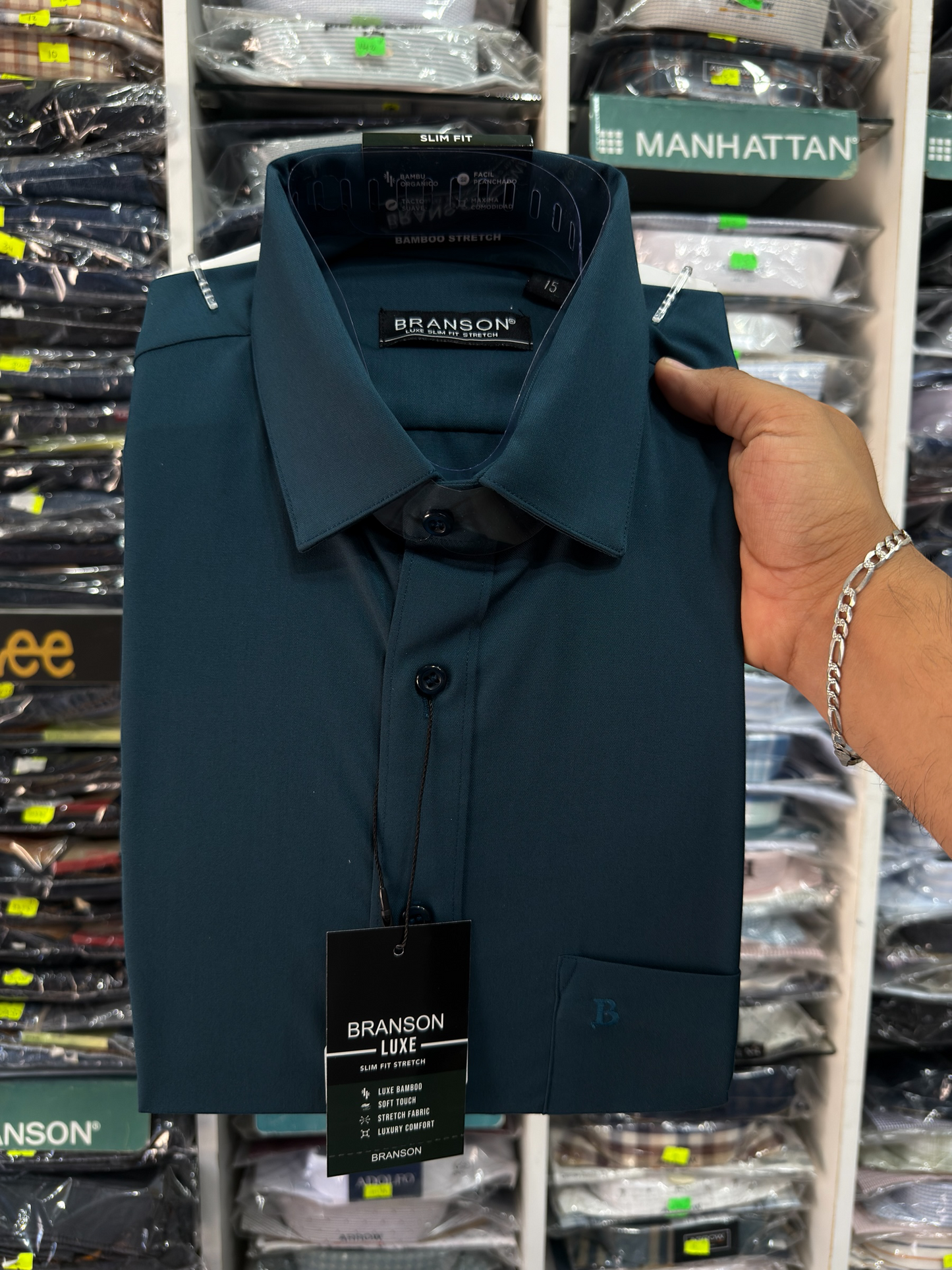 CAMISA BRANSON LUXE BAMBÚ STRETCH|2001